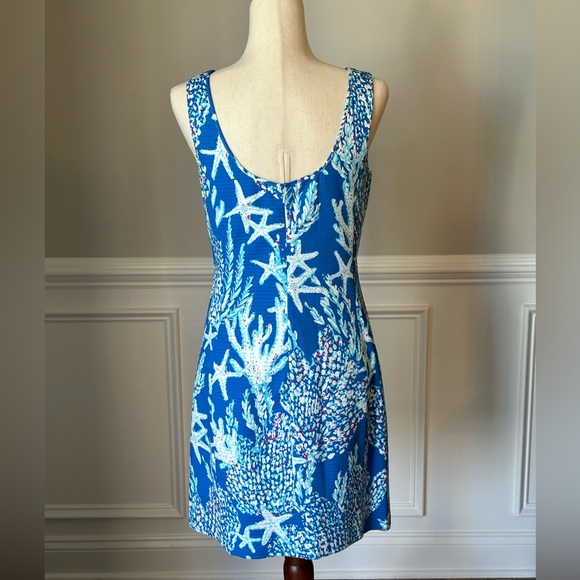 NEW Lilly Pulitzer Ember Shift Dress in Brewster Blue Good Reef size 8 - Picture 6 of 15